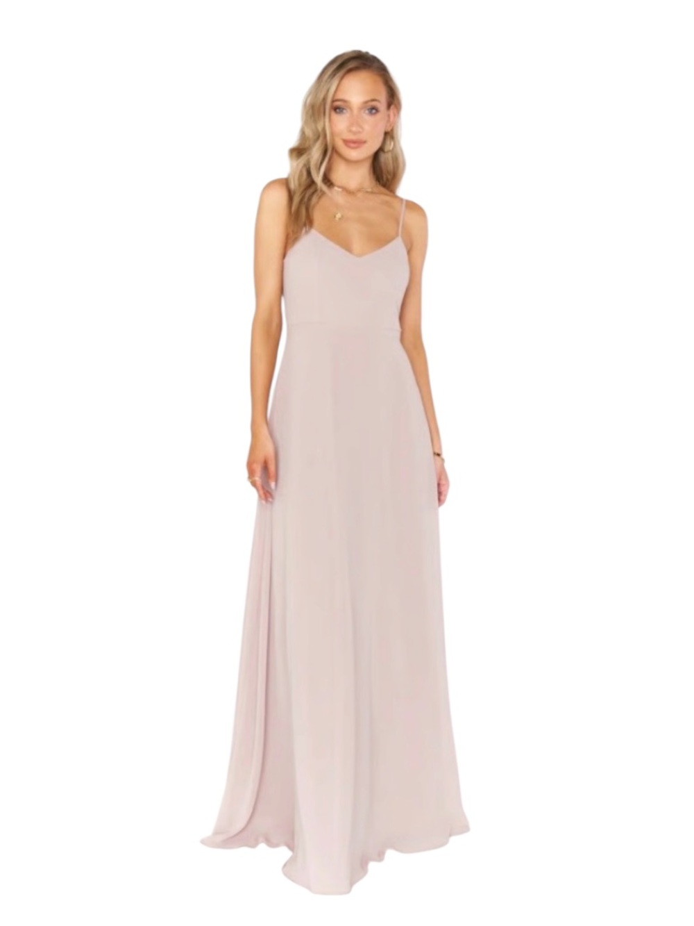 🌻NEW w/tags Show Me Your Mumu Faith Taupe Maxi Bridesmaid Formal Dress size XXS